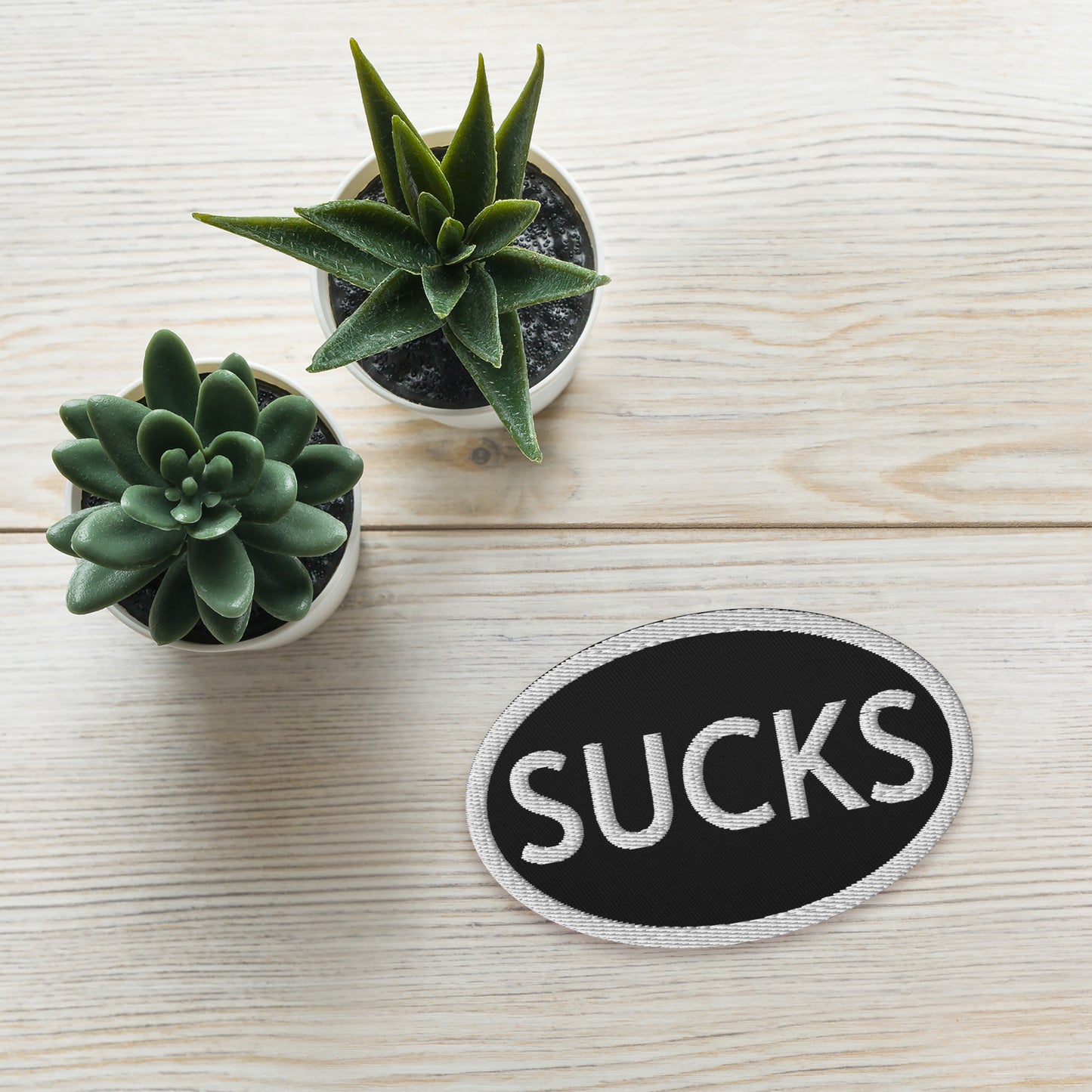 Embroidered Sucks Patches